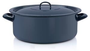 Classic lapos lábas fedővel 34 cm 125 l Tengerészkék 355989