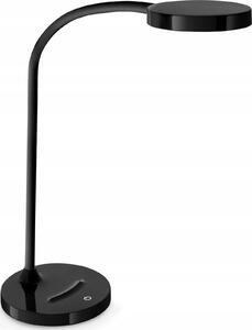 Lampara De Oficina Cep Flex Plastico Led De 4w Brazo Flexible Tactil Color Negro 160x600 Mm
