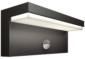 Philips Bustan LED-es kültéri fali lámpa mozgásérzékelővel LED 3.8 W Antracit, 8720169257412