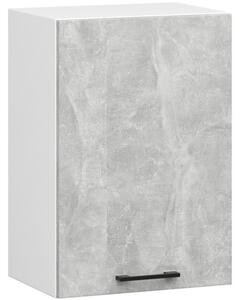 Konyhaszekrény OLIVIA W50 H580 - fehér/beton