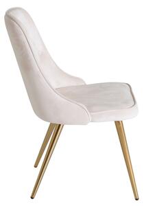 Velvet LYX szék bézs / arany
