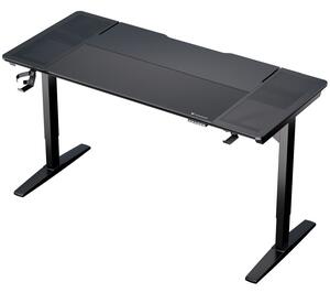 ThunderX3 LAB-X Elektromosan állítható Gamer asztal 170 x 75 x 75-120 cm - Fekete
