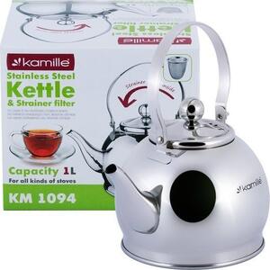Kamille KM-1094 rozsdamentes acél vízforraló 1L