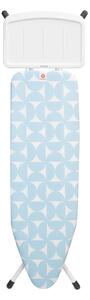 BRABANTIA Solid Steam Unit Holder vasalódeszka 1240x380mm - B méret. fix vasalótálca gőzállomásokhoz. D=22mm fehér váz. friss fuvalat huzat - 219467