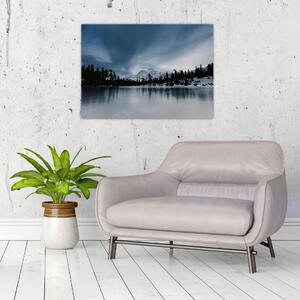 Kép - A befagyott tón (70x50 cm)