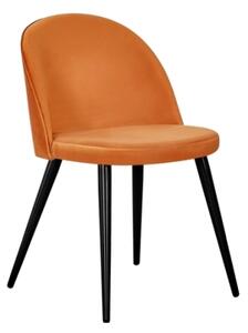Bársony szék narancssárga