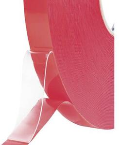 Kétoldalas ragasztó szalag 50 m x 15 mm átlátszó 832450B-C TOOLCRAFT, tartalom: 1 tekercs