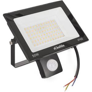 Naświetlacz LED 50W z czujnikiem ruchu – barwa biała ciepła 2700K (20)