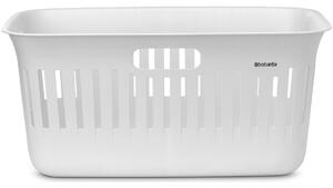 BRABANTIA Collect-It szennyeskosár 40L 3 oldalső fogantyúval szellőző nyílásokkal újrahasznosított műanyag fehér 244643 BR244643