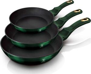 BerlingerHaus BH/6168F Emerald Collection Serpenyő Szett - Kovácsolt Alumínium, Smaragdzöld