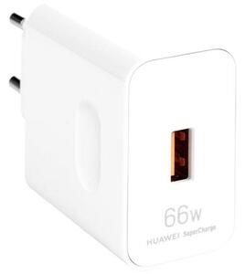 HUAWEI hálózati töltő USB aljzat (5V / 2A, 66W, PD gyorstöltés támogatás) FEHÉR (HW-110600E02)