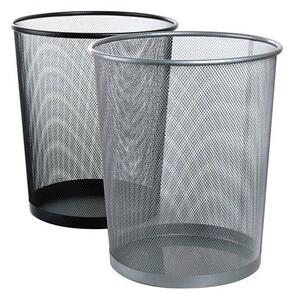 Victoria papírkosár fémhálós fekete (IVIC08 / L5001 BLACK)