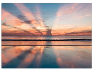 Nap sugarak képe Dayton Beach felett (70x50 cm)