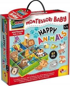 Montessori: Boldog állatok játékgyűjtemény 67db-os szett - Lisciani