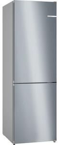 Bosch Serie 4 KGN362IDF kombinált hűtőszekrény Szabadonálló 321 L D Rozsdamentes acél