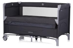 CHIPOLINO Relax multifunkciós utazóágy - Antracite Linen