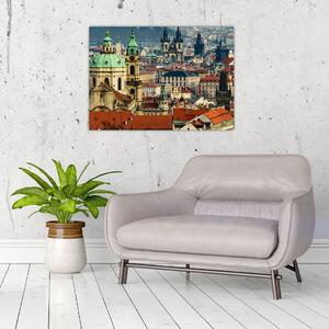 Kép - Prágai panoráma (70x50 cm)