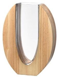 Leonardo Wazon drewno/szkło 28cm LEGNO - Leonardo