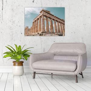 Kép - Ősi akropolisz (üvegen) (70x50 cm)