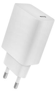 4-OK hálózati töltő Type-C aljzat (5V / 2400mA, 18W, PD gyorstöltés támogatás) FEHÉR (CVPD18)