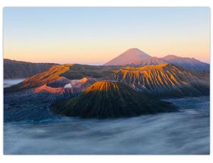 Kép a Bromo-hegyről Indonéziában (70x50 cm)