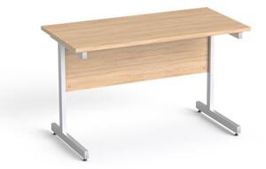 MAYAH Íróasztal szürke fémlábbal 120x70 cm Freedom SV-25 tölgy IBXA25T