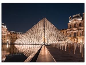 Kép - Louvre éjjel (70x50 cm)