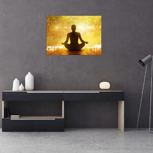 Kép - Meditáció (üvegen) (70x50 cm)