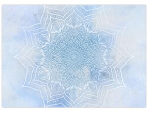 Kép - Téli mandala (üvegen) (70x50 cm)