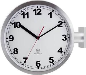 EUROTIME (ET-51764-47) Rádiójel vezérlésű Falióra 40 cm Alumínium