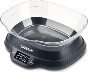 Konyhai mérleg G3Ferrari Ginny fekete 5 kg
