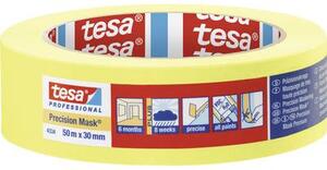 Tesa PRECISION (04334-00002-00) Krepp szalag Präzisionskrepp® Sárga (H x Sz) 50 m x 30 mm 1 db