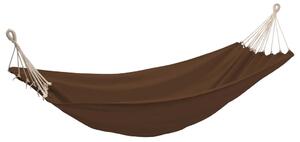 VidaXL kétszemélyes barna összehajtható függőágy 360 x 150 cm