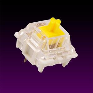 AVAX Billentyűzet Switch/Kapcsoló Gateron Milky Yellow Lineáris 35darab