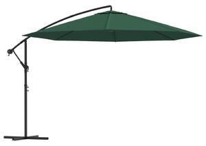 VidaXL zöld tartókarral ellátott napernyő 3,5 m