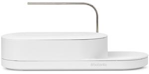 BRABANTIA SinkStyle Organiser mosogató rendszerező. beépített csepptálcával. műanyag. szabadon álló. szikrázó fehér ásványi textúra. 350x150x130mm - 227882