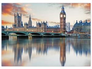 Kép - a Parlament londoni házai (70x50 cm)