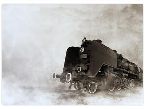 Kép - Vonat a ködben (70x50 cm)