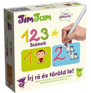 JimJam: Írj rá és töröld le! - Számok (646-02JJ)