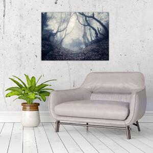 Kép - Erdő a ködben (70x50 cm)