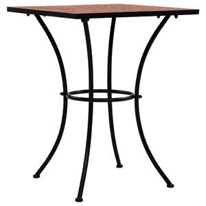 VidaXL terrakotta mozaikos bisztróasztal 60 cm