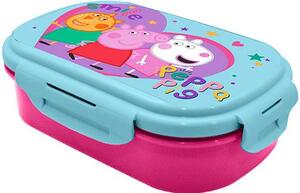 Peppa malac Smile szendvicsdoboz + evőeszköz szett