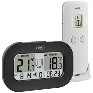 TFA Dostmann Funk-Thermometer COOL@HOME Vezeték nélküli digitális hőmérő Fekete (30.3046.01)