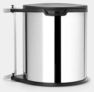 Brabantia Built-In 15 literes beépíthető fém szemetes - Inox
