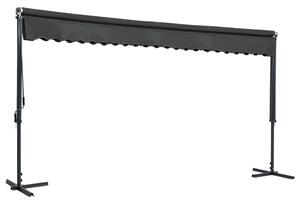 VidaXL antracitszürke szabadon álló napellenző 500 x 300 cm