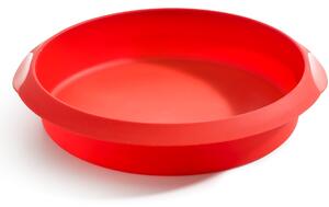 LÉKUÉ Round Cake Mould kerek szilikon süteményforma 260mm piros LK881060