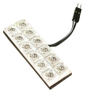 Lampa SMD 12 LED panel 20x60mm kék (0158496)
