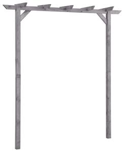 VidaXL szürke impregnált fenyőfa kerti pergola 200 x 40 x 205 cm