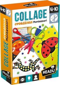 Headu Montessori kollázskészítő kreatív fejlesztő készlet