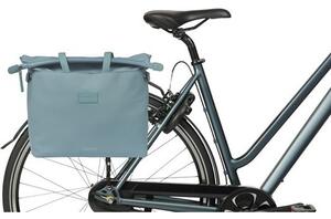 Torba BASIL MANHATTAN COMMUTER OFFICE BICYCLE LAPTOP BAG, HOOK-ON, 12L, Wodoodporna, Graphite Blue (NEW 2025)